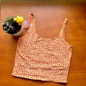 Orange Crop Top